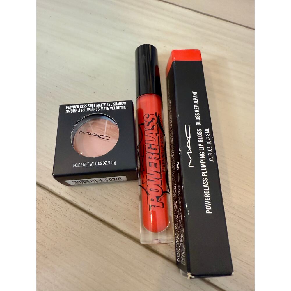MAC POWERGLASS SERIOUSLY STOKED MAC EYESHADOW MY TWEEDY BUNDLE